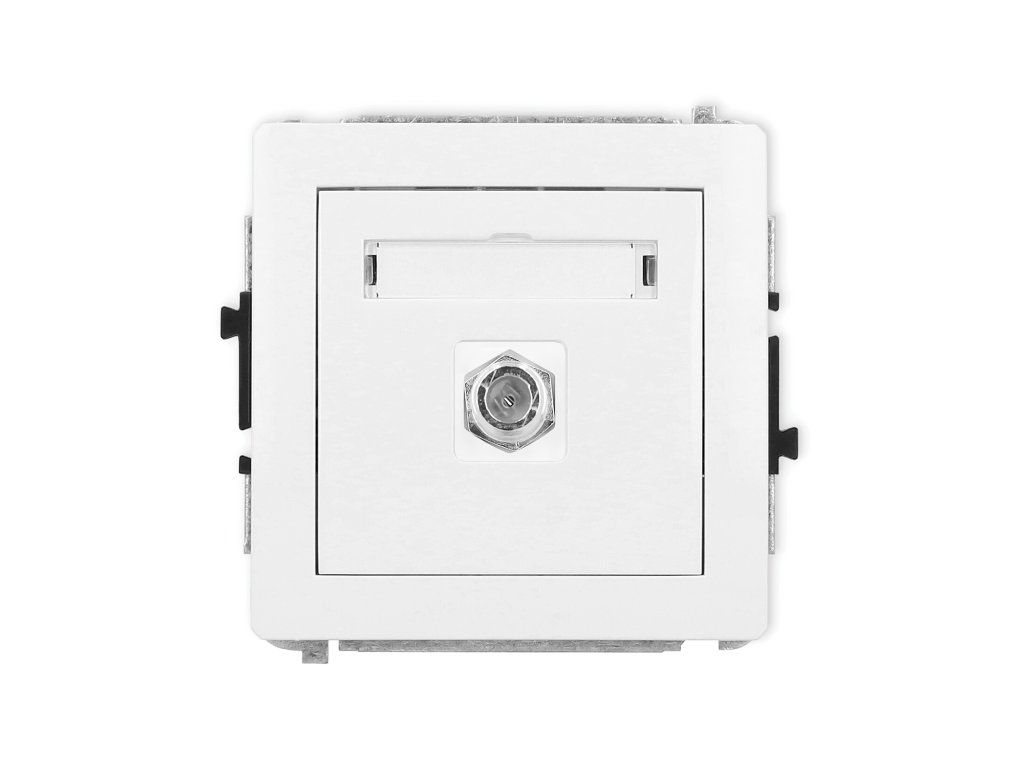 Single antenna F type socket (SAT) mechanism