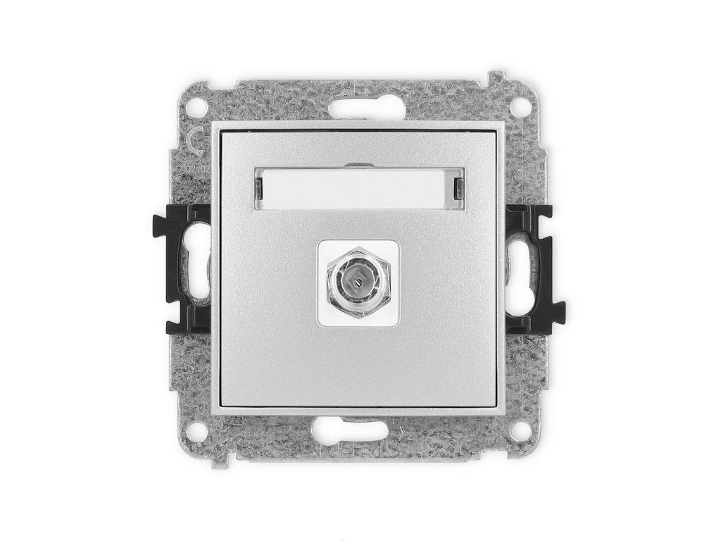 Single antenna F type socket (SAT) mechanism