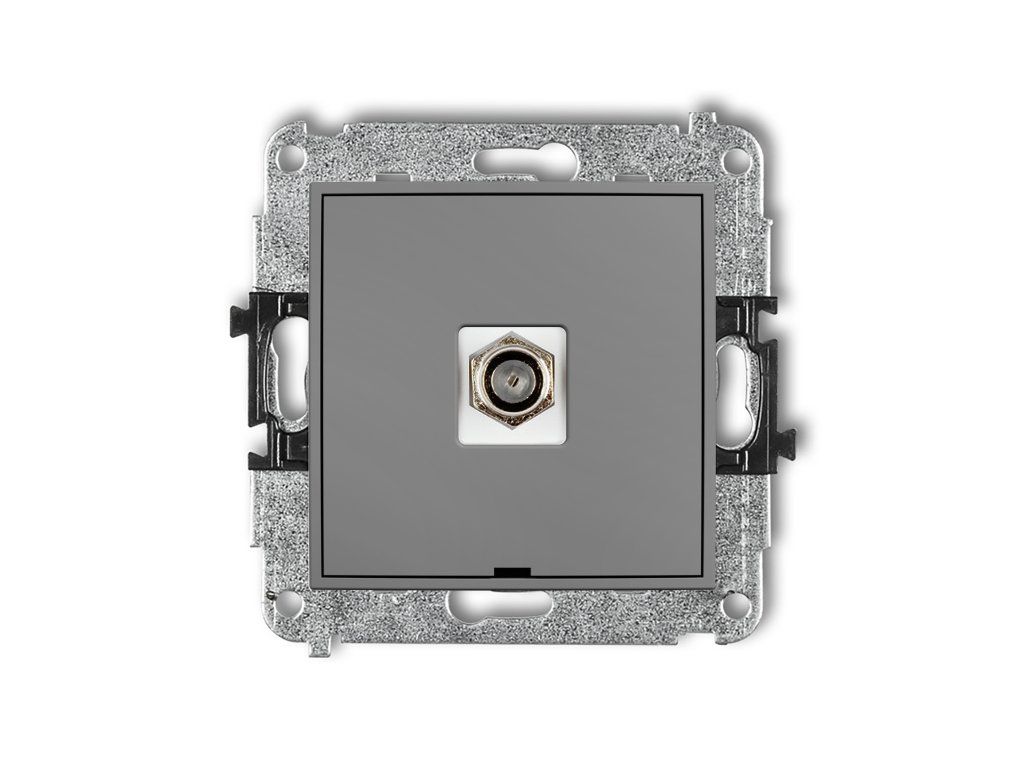 Single antenna F type socket (SAT) mechanism