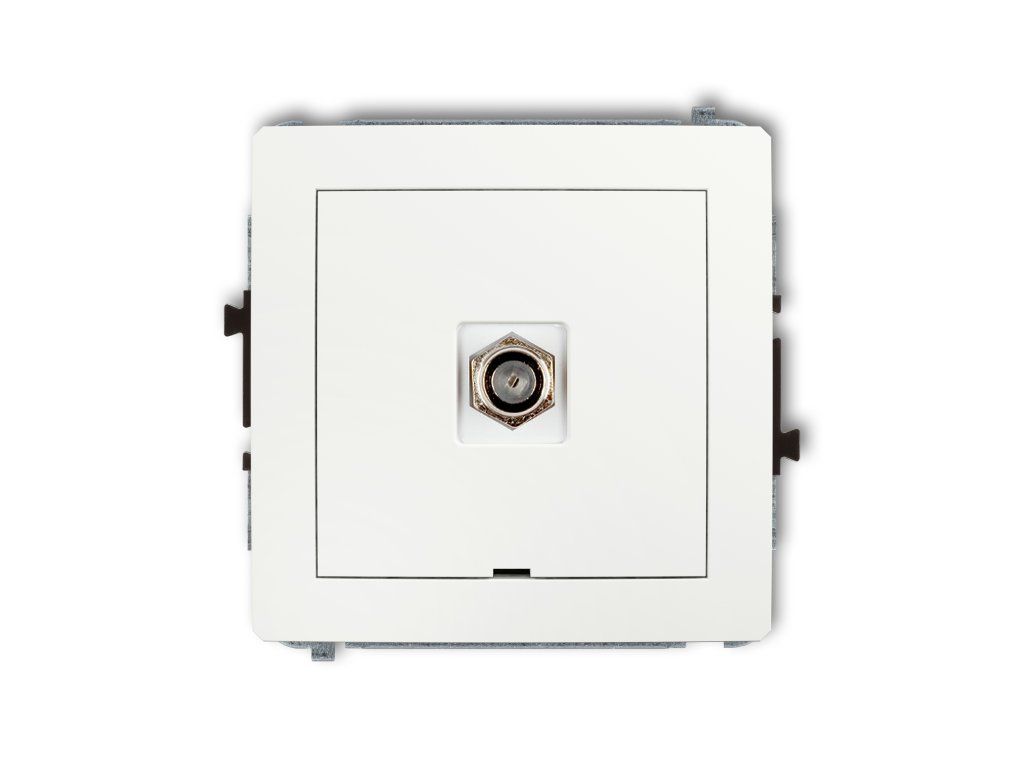 Single antenna F type socket (SAT) mechanism
