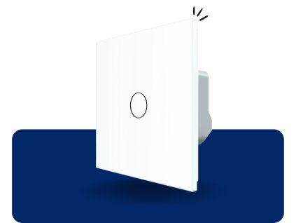 LIVOLO VL C701 11 Dotykový vypínač č.1 biely VL C701 11