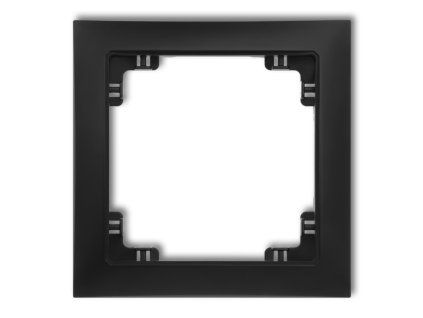 1-gang universal plastic frame DECO Soft