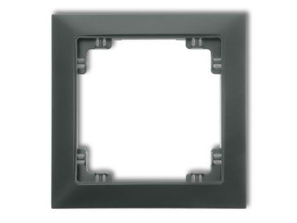1-gang universal plastic frame DECO Soft