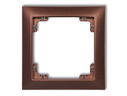 1-gang universal plastic frame DECO Soft