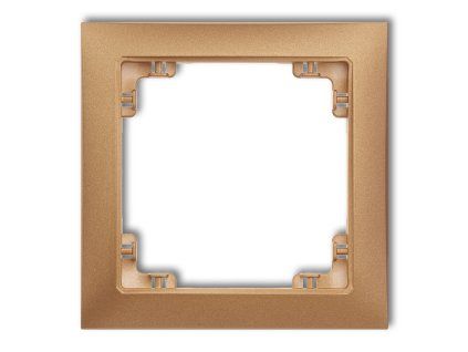 1-gang universal plastic frame DECO Soft