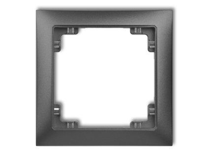 1-gang universal plastic frame DECO Soft