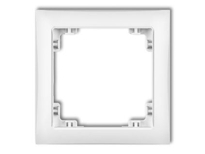 1-gang universal plastic frame DECO Soft