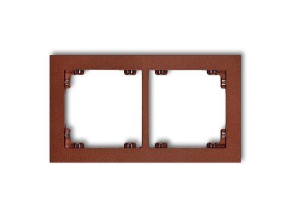 2-gang universal plastic frame