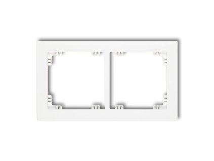 2-gang universal plastic frame