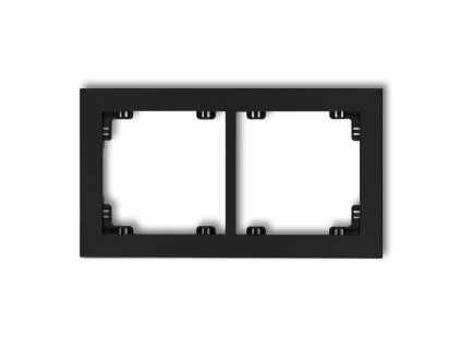 2-gang universal plastic frame