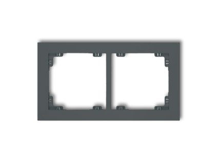 2-gang universal plastic frame