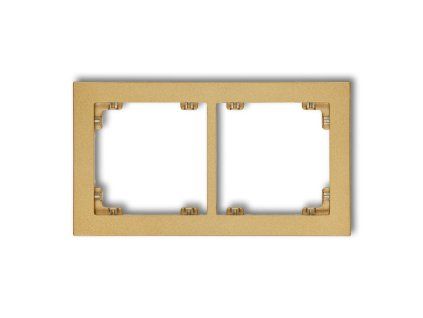2-gang universal plastic frame