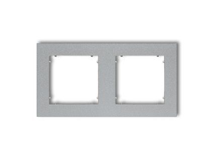 2-gang universal plastic frame