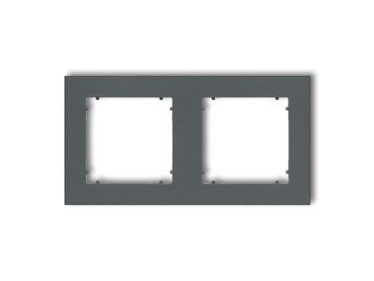2-gang universal plastic frame