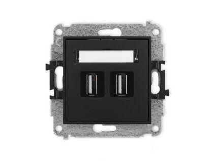 2xUSB A-A 2.0 double socket mechanism