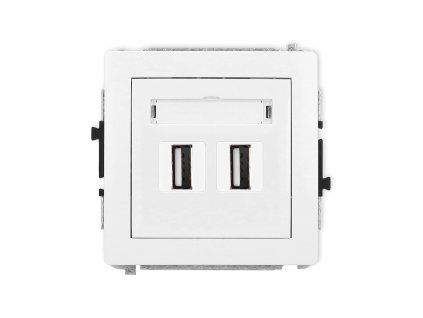 2xUSB A-A 2.0 double socket mechanism