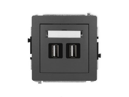 2xUSB A-A 2.0 double socket mechanism