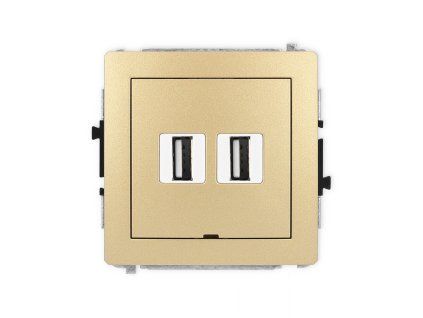 2xUSB A-A 2.0 double socket mechanism