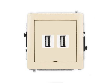 2xUSB A-A 2.0 double socket mechanism