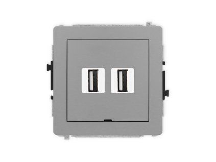 2xUSB A-A 2.0 double socket mechanism