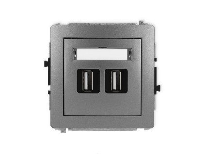 2xUSB A-A 2.0 double socket mechanism