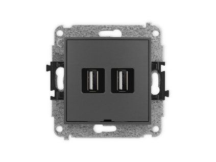 2xUSB A-A 2.0 double socket mechanism