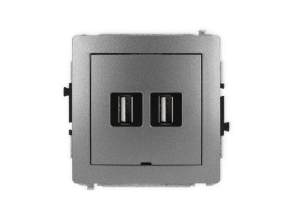 2xUSB A-A 2.0 double socket mechanism