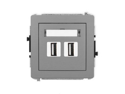 2xUSB A-A 2.0 double socket mechanism