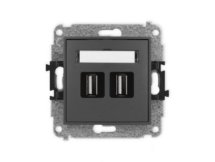 2xUSB A-A 2.0 double socket mechanism