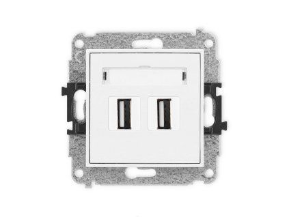 2xUSB A-A 2.0 double socket mechanism