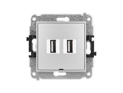 2xUSB A-A 2.0 double socket mechanism