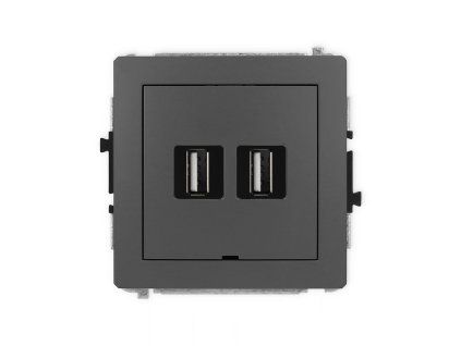 2xUSB A-A 2.0 double socket mechanism