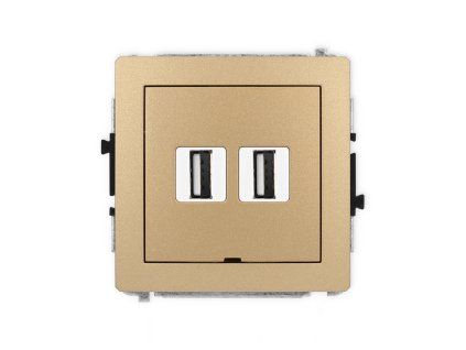 2xUSB A-A 2.0 double socket mechanism