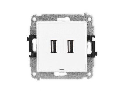 2xUSB A-A 2.0 double socket mechanism