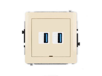 2xUSB A-A 3.0 double socket mechanism