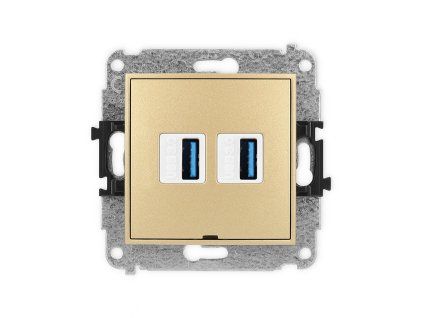 2xUSB A-A 3.0 double socket mechanism
