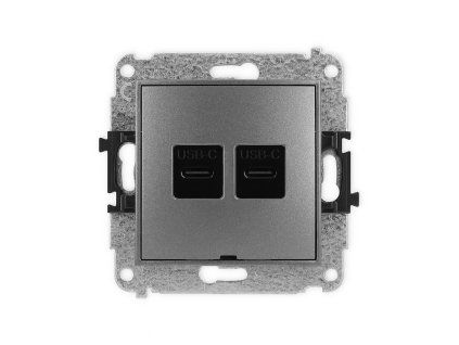 2xUSB C-C 2.0 double socket mechanism
