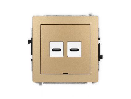 2xUSB C-C 2.0 double socket mechanism