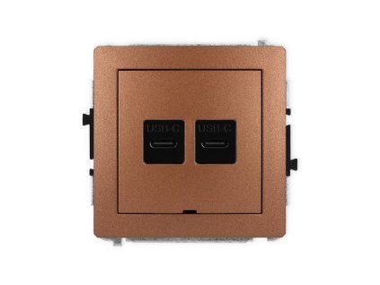 2xUSB C-C 2.0 double socket mechanism