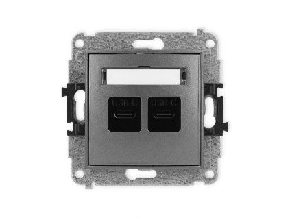 2xUSB C-C 2.0 double socket mechanism