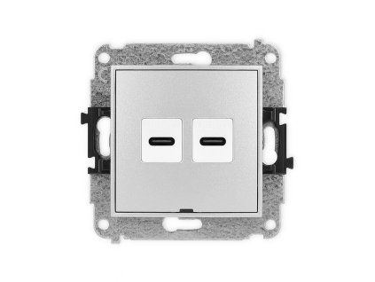 2xUSB C-C 2.0 double socket mechanism