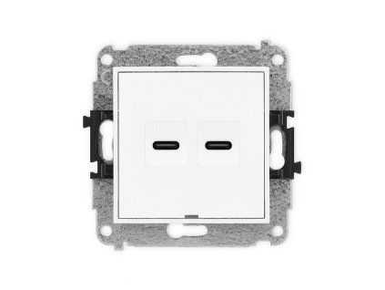 2xUSB C-C 2.0 double socket mechanism