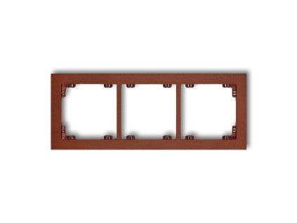 3-gang universal plastic frame