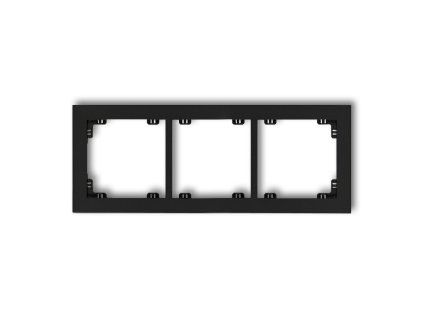 3-gang universal plastic frame