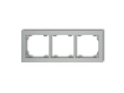 3-gang universal plastic frame