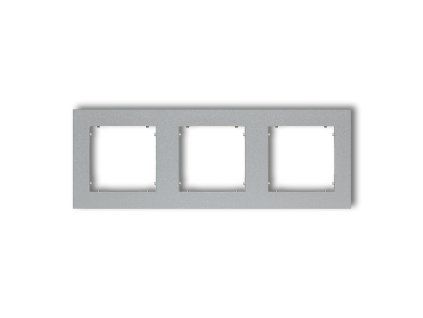 3-gang universal plastic frame