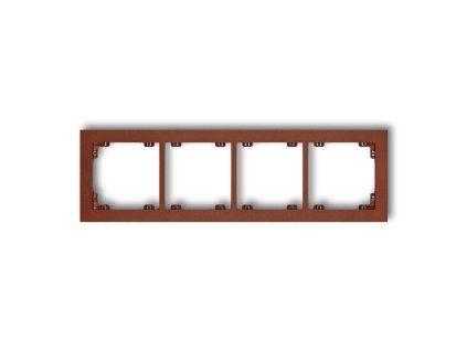 4-gang universal plastic frame