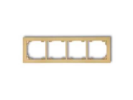 4-gang universal plastic frame