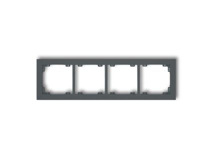 4-gang universal plastic frame