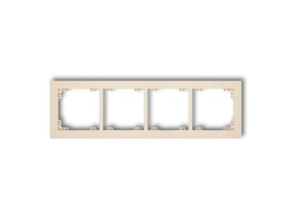 4-gang universal plastic frame